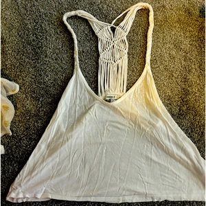 Forever 21 cropped flowy tank